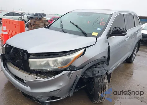 2015 Toyota Highlander Xle V6 from USA, damaged, VIN 5TDKKRFH9FS076259